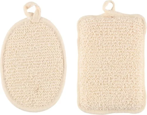Mineas Body Scrubber Natural 2 pcs v:5226737 Mineas Body Scrubber Natural 2 pcs v:5226737