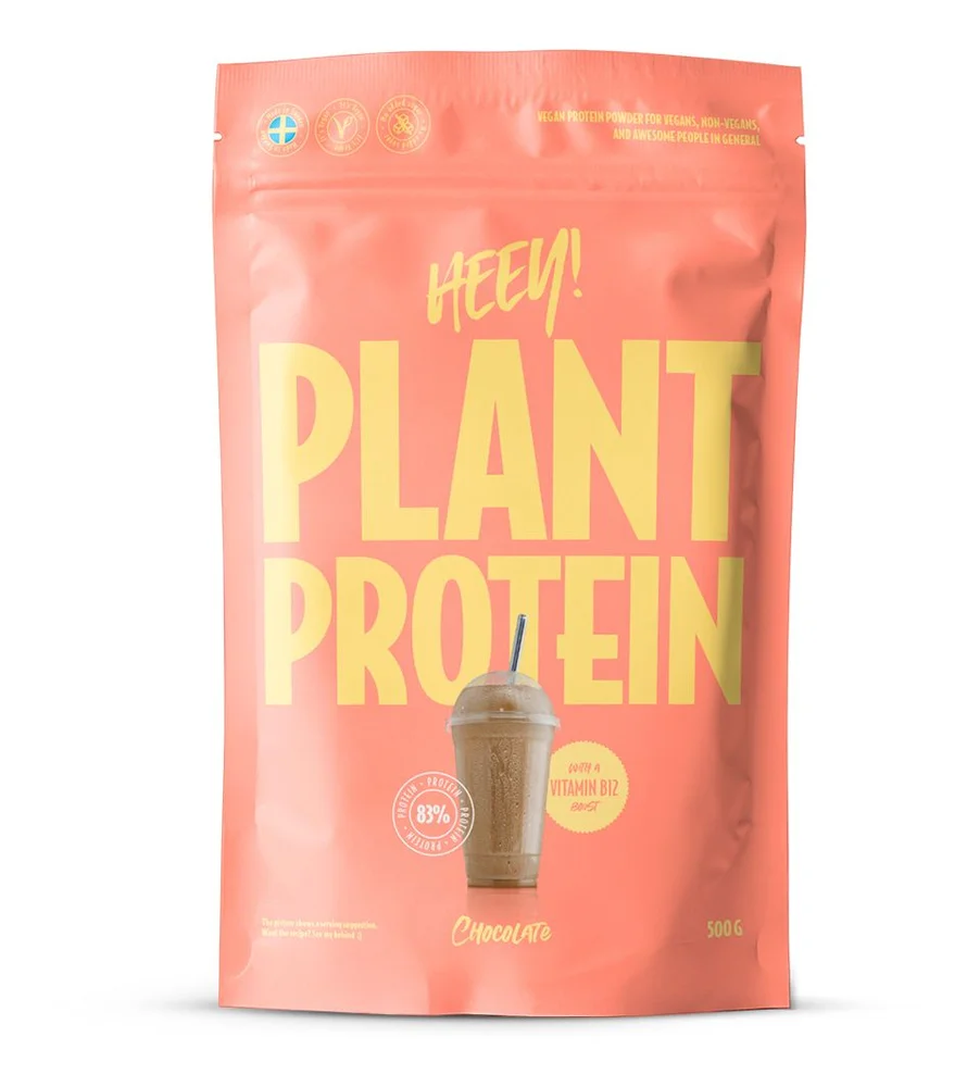 Heey! Vegan Plant Protein Chocolate – 500 g. v:9066592 Heey! Vegan Plant Protein Chocolate – 500 g. v:9066592