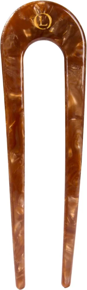 Lenoites Eco-friendly French Hair Pin Brown v:1960154