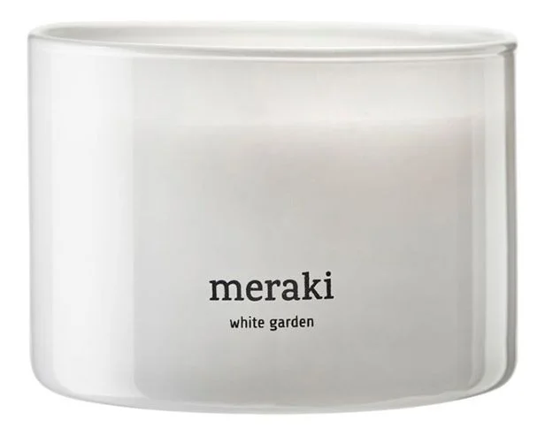 Meraki Duftlys White Garden – 340 g. v:3821085