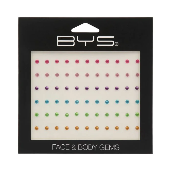 BYS Face & Body Gems Rainbow Small Round 1 stk v:3267133