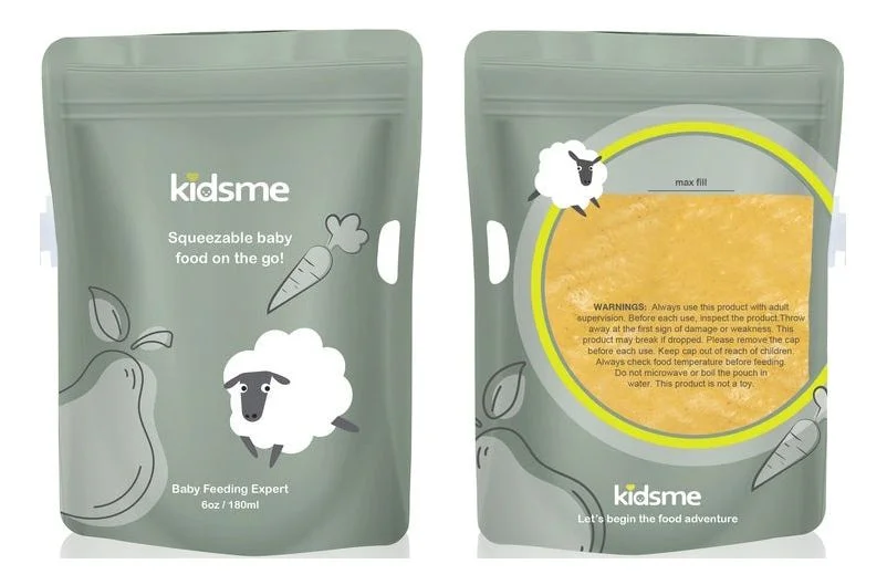 Kidsme Food Pouch – Green – 8 stk. v:4649420 Kidsme Food Pouch – Green – 8 stk. v:4649420