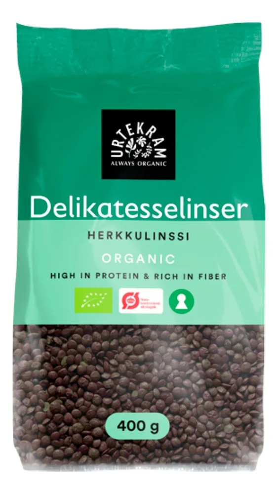 Urtekram Food Delikatessen Linser Ø – 400 g. v:6517396 Urtekram Food Delikatessen Linser Ø – 400 g. v:6517396