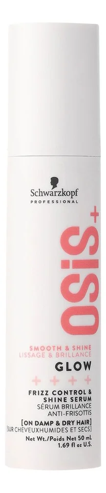 Schwarzkopf OSIS+ Glow Frizz Control & Shine Serum - 50 ml. v:7460524