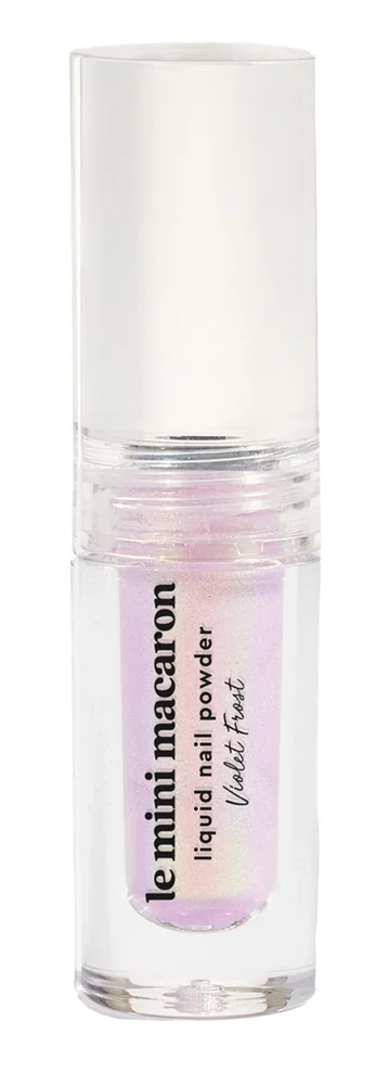 Le Mini Macaron Stardust Collection Liquid Nail Powder Violet Frost v:7414285