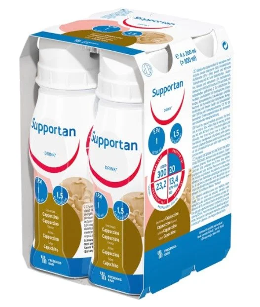 Supportan Drink Cappuccino 4x200ml v:8754923 Supportan Drink Cappuccino 4x200ml v:8754923