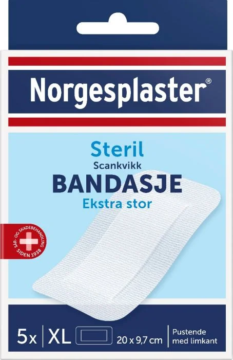 Norgesplaster Scankvikk bandasje 20×9,7 5 STK v:1819521 Norgesplaster Scankvikk bandasje 20×9,7 5 STK v:1819521