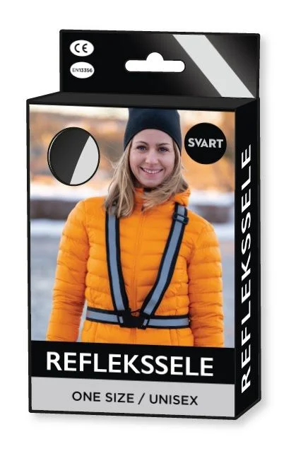 Reflekssele sort one size v:1482721