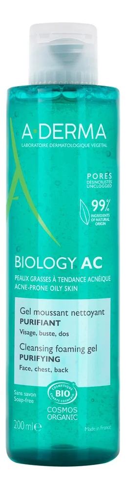 A-DERMA Biology AC Cleansing Foaming Gel – 200 ml. v:4538721