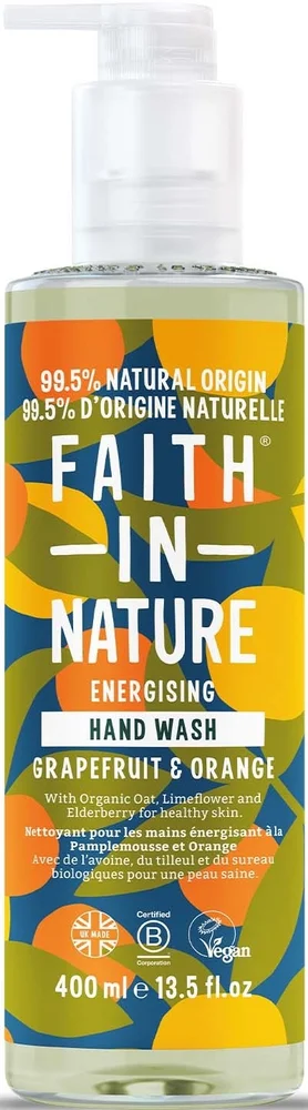 Faith In Nature Hand Wash Grapefruit & Orange 400 ml v:5664672 Faith In Nature Hand Wash Grapefruit & Orange 400 ml v:5664672
