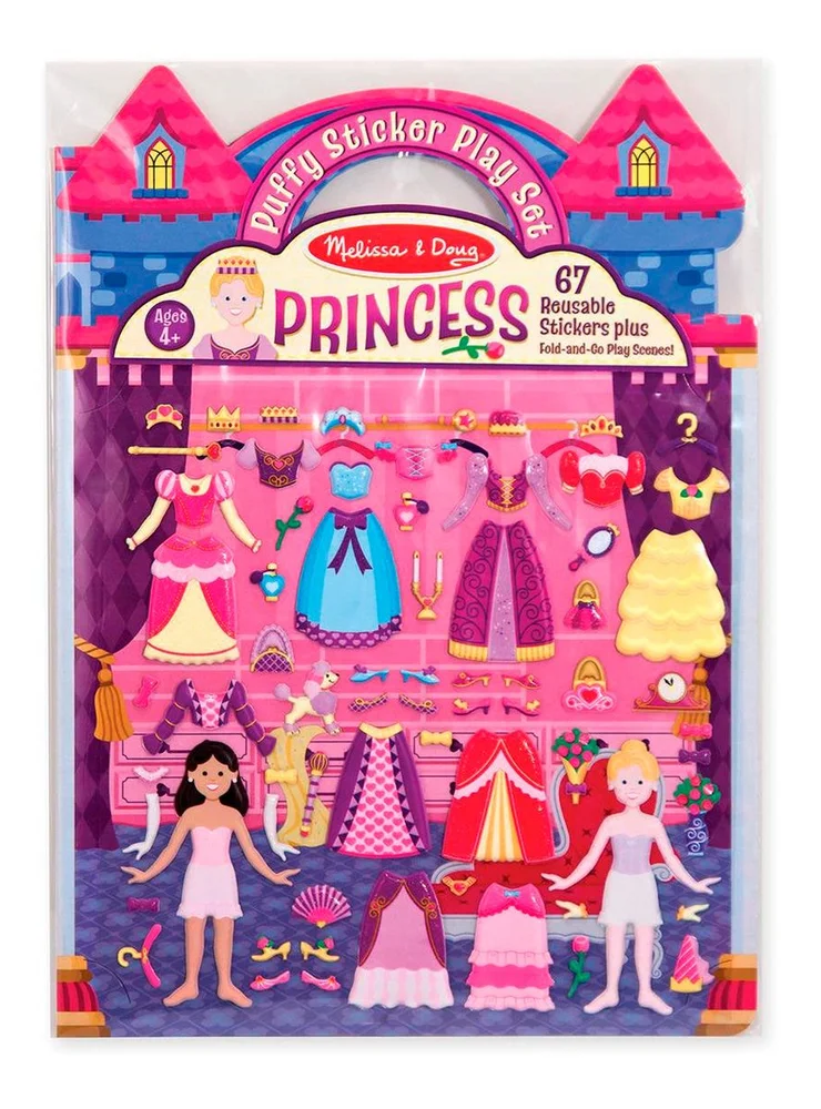 Melissa & Doug Puffy Klistremerker Gjenbrukbar – Prinsesse – 1 stk. v:1961704 Melissa & Doug Puffy Klistremerker Gjenbrukbar – Prinsesse – 1 stk. v:1961704