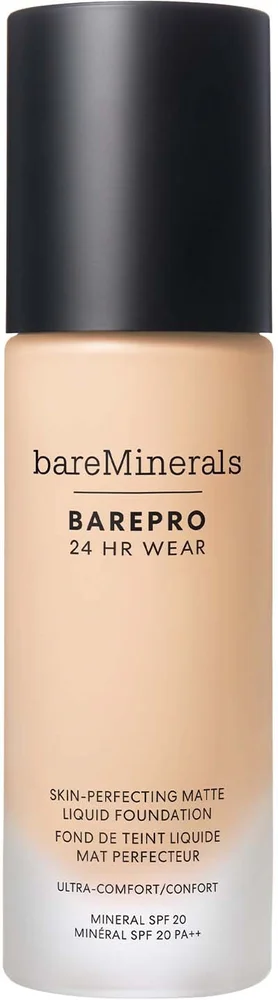 bareMinerals BAREPRO 24HR Skin-Perfecting Matte Liquid Foundation SPF 20 Fair 10 Warm v:1584857
