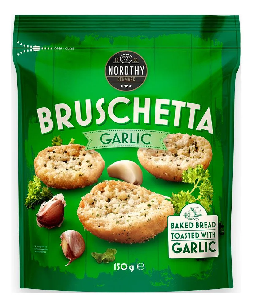 Nordthy Bruschetta Hvitløk – 150 g. v:4812887 Nordthy Bruschetta Hvitløk – 150 g. v:4812887