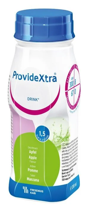 ProvideXtra næringsdrikk eplesmak 4×200 ml v:1060629 ProvideXtra næringsdrikk eplesmak 4×200 ml v:1060629