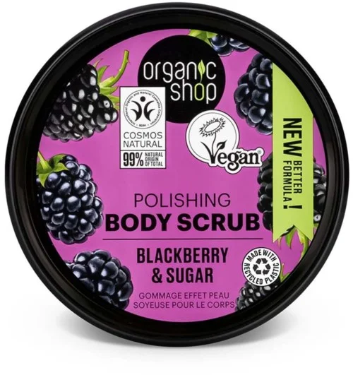 Organic Shop Body Scrub Blackberry & Sugar 250 ml v:2443610