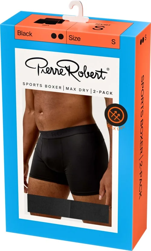 Pierre Robert Sports Boxer Max Dry X2 Black XL v:9362859