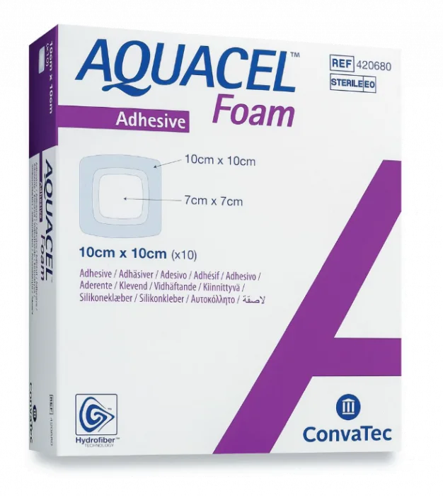 Aquacel Foam Adhesive skumbandasje 10×10 cm v:8642377