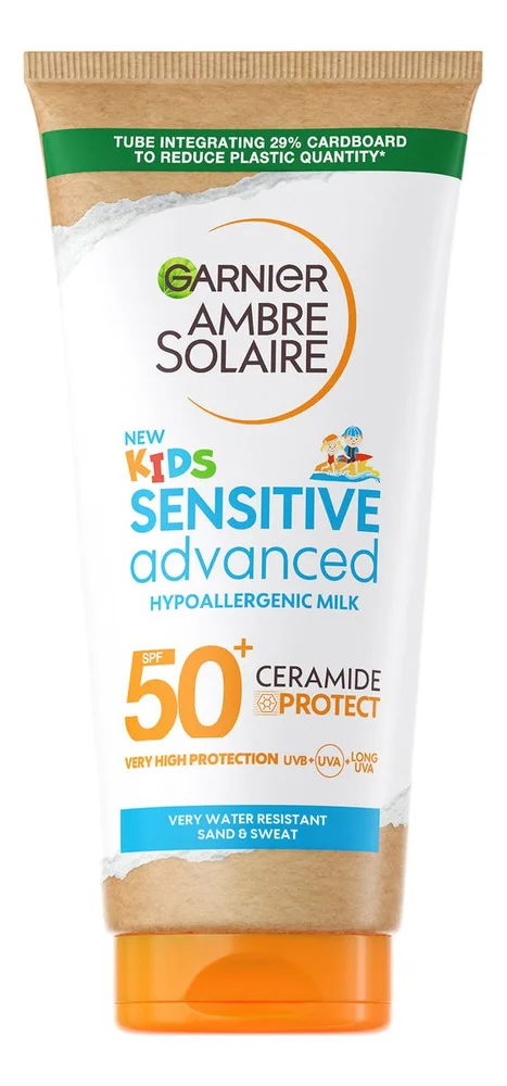 Garnier Ambre Solaire Sensitive Advanced Kids Lotion SPF 50+ – 175 ml. v:6347056 Garnier Ambre Solaire Sensitive Advanced Kids Lotion SPF 50+ – 175 ml. v:6347056