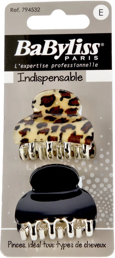 BaByliss Paris Accessories Croco Hair Clip Patterned 2 pcs v:1995445 BaByliss Paris Accessories Croco Hair Clip Patterned 2 pcs v:1995445