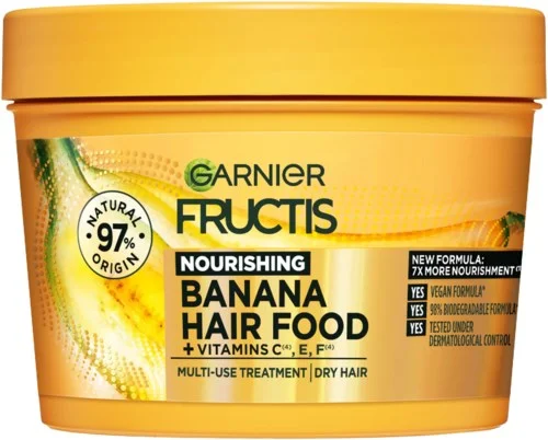 Garnier Fructis Banana Hair Food Nourishing Hair Mask 400 ml v:8064860 Garnier Fructis Banana Hair Food Nourishing Hair Mask 400 ml v:8064860