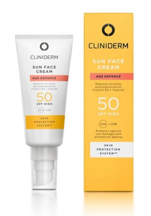 Cliniderm Age Defence Sun Face Cream SPF50 40 ml v:7902926 Cliniderm Age Defence Sun Face Cream SPF50 40 ml v:7902926
