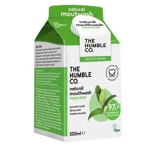 The Humble Co Natural Mouthwash Fresh Mint 500ml v:3802176 The Humble Co Natural Mouthwash Fresh Mint 500ml v:3802176
