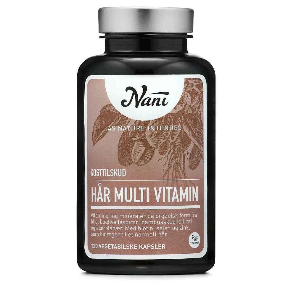 Nani Hår Multivitamin - 120 kaps. v:2303502