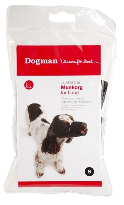 Dogman Munnkurv myk Svart L v:8840504