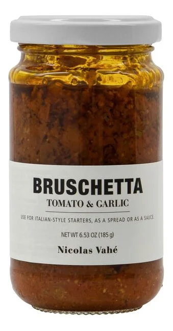 Nicolas Vahé Bruschetta – Tomato & garlic – 185 g. v:9107520 Nicolas Vahé Bruschetta – Tomato & garlic – 185 g. v:9107520