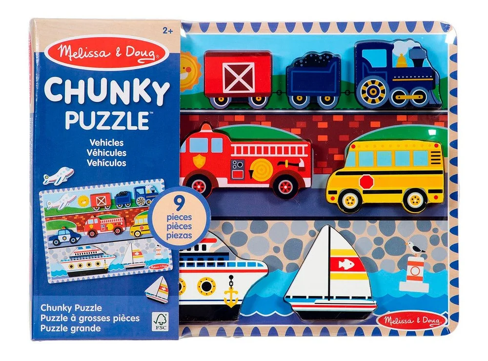 Melissa and Doug Puslespill – Køretøy – 1 stk. v:5411699 Melissa and Doug Puslespill – Køretøy – 1 stk. v:5411699