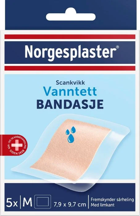 Norgesplaster Scankvikk vantett bandasje 7,9×9,7 5 STK v:5137689 Norgesplaster Scankvikk vantett bandasje 7,9×9,7 5 STK v:5137689