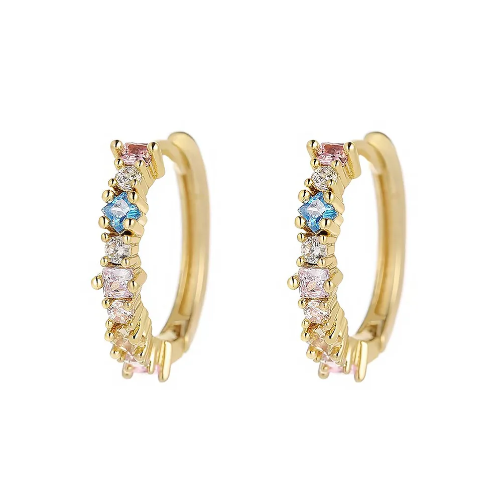 By Sophia Signature Hoops Rainbow v:6402580