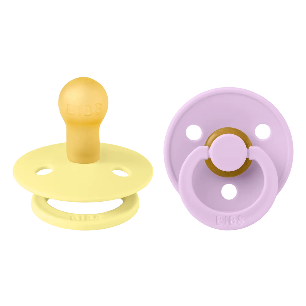 BIBS Colour Latex Sunshine/Violet Sky 2 pak - Flere størrelser v:4055867