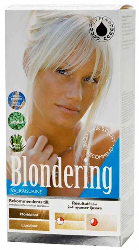 Depend Blondering Mørk-Lysblond med naturlig pleie v:2821872 Depend Blondering Mørk-Lysblond med naturlig pleie v:2821872