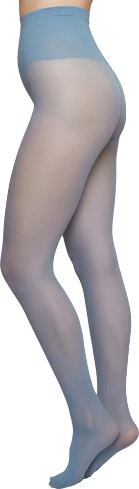 Swedish Stockings Svea Premium Tights Dusty Blue S v:6890439