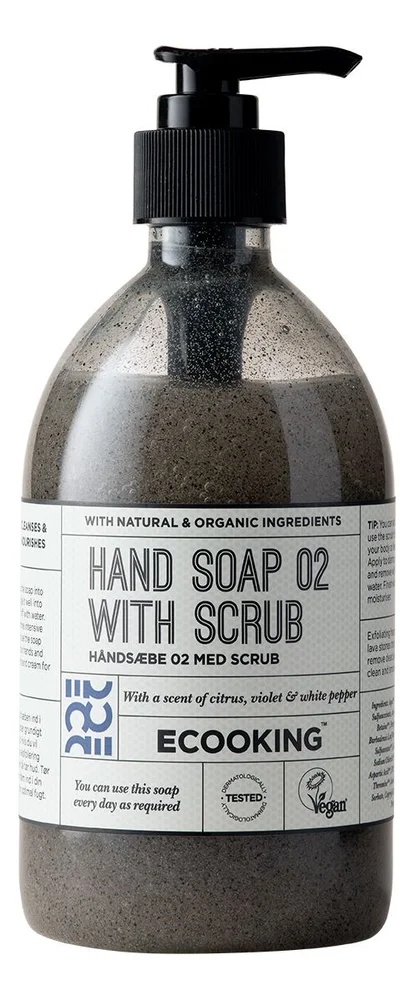 ECOOKING Håndsåpe 02 med skrubb - 500 ml. v:6984166