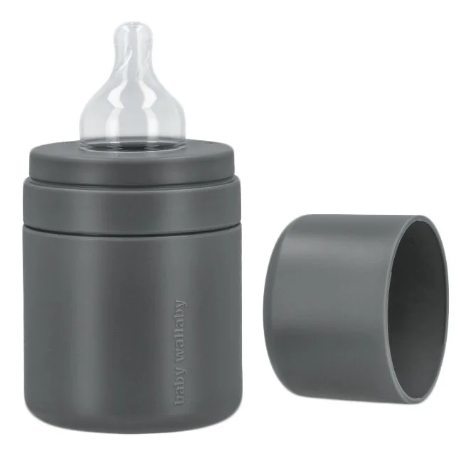 Baby Wallaby Tåteflaske 120 ml – Dark Grey v:3287009 Baby Wallaby Tåteflaske 120 ml – Dark Grey v:3287009