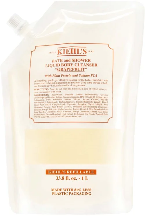 Kiehl’s Liquid Body Cleanser Bath and Shower Liquid Body Cleanser Grapefruit Refill 1000 ml v:1129887