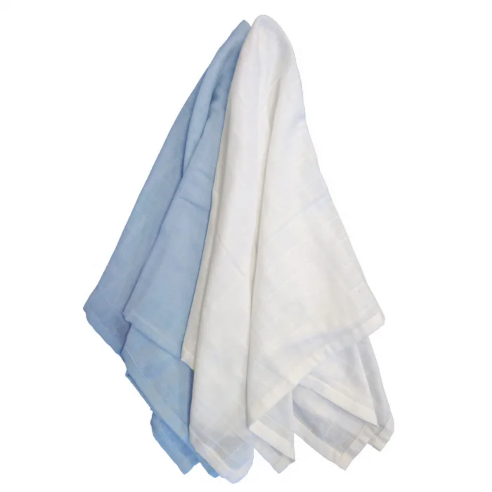 Summerville Muslin babyteppe forever blue 2 stk v:7026281 Summerville Muslin babyteppe forever blue 2 stk v:7026281