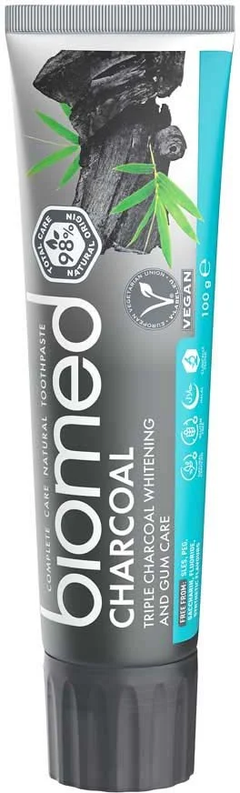 Biomed Charcoal Toothpaste Hydroxyapatite 100 g v:1114704