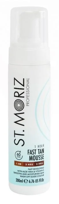 St. Moriz Pro 1 Hour Fast Tan Mousse 200 ml v:5236257 St. Moriz Pro 1 Hour Fast Tan Mousse 200 ml v:5236257