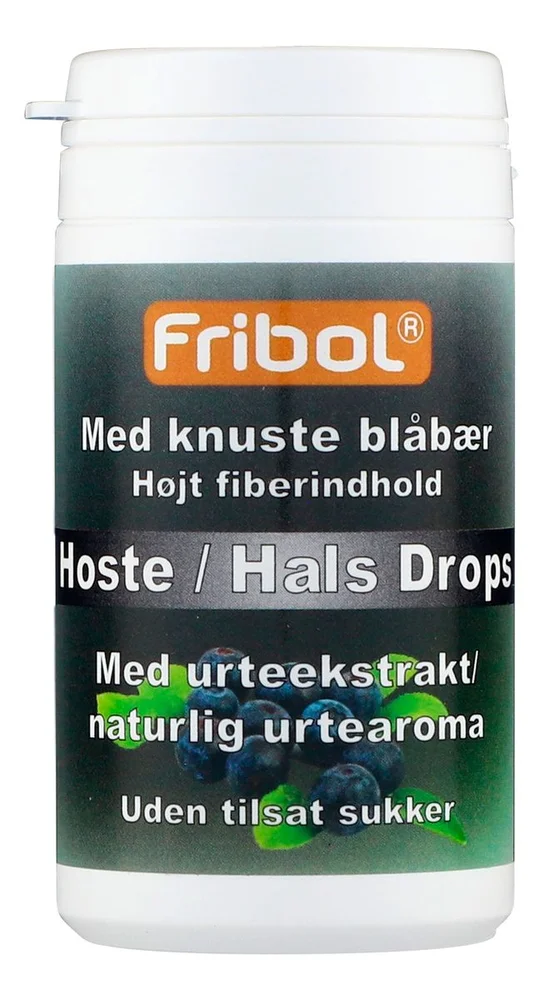 Fribol Hoste/Halsdrops Blåbær – 60 g v:3854530 Fribol Hoste/Halsdrops Blåbær – 60 g v:3854530