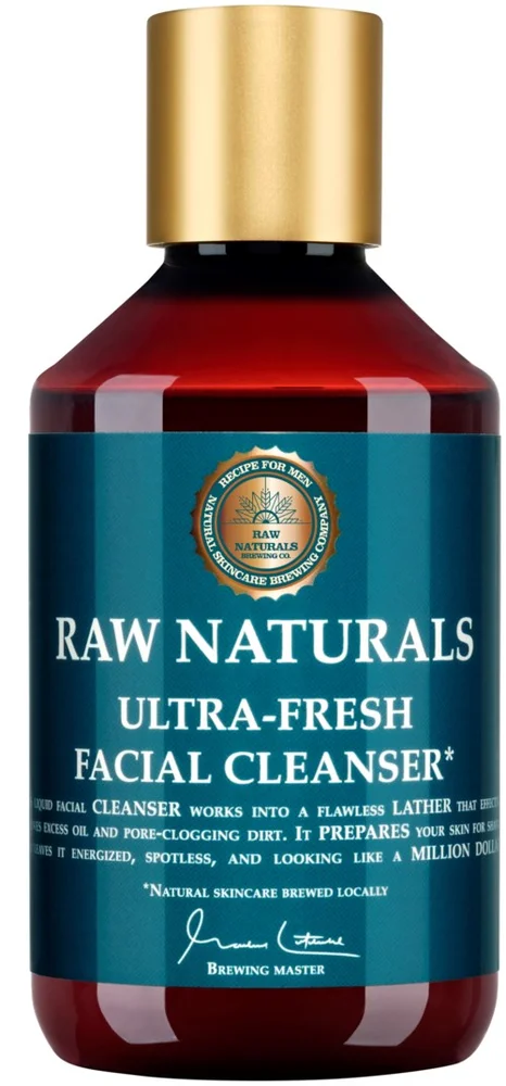 Raw Naturals Raw Naturals Recipe For Men Glacier Water Face Cleansing Fluid 250 ml v:8931654