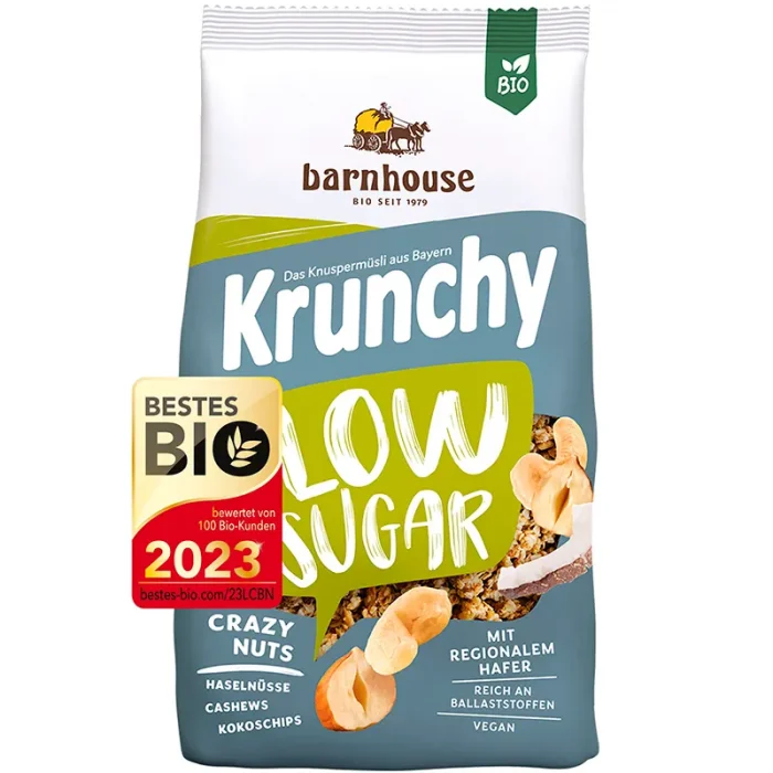 Barnhouse Müsli Med Nøtter Lavt Sukkerinnhold 375 g v:5789917