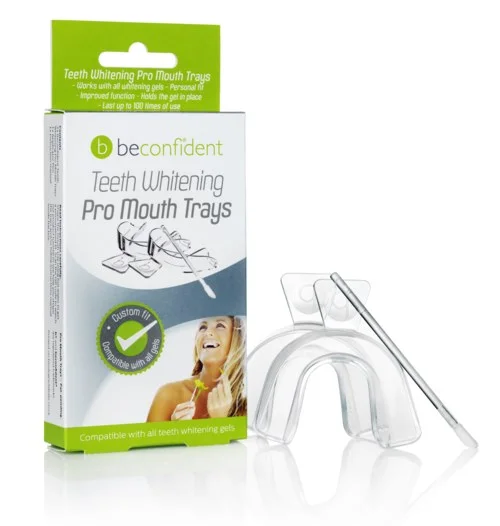Beconfident Teeth Whitening Pro Mouth Trays 2-pack with pen applicator v:2246560 Beconfident Teeth Whitening Pro Mouth Trays 2-pack with pen applicator v:2246560
