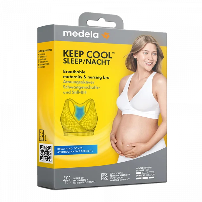 Medela Keep Cool Natt-BH, svart, L v:3833980