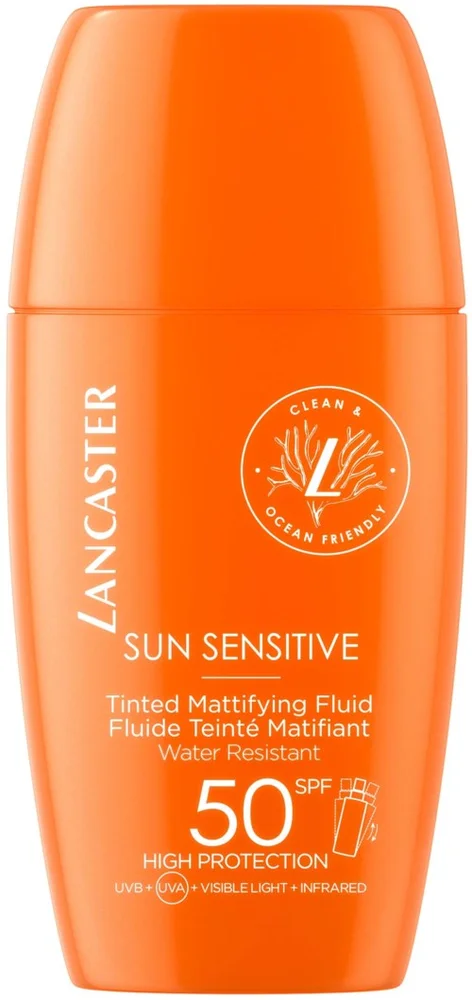 Lancaster Sun Sensitive Tinted Mattifying Fluid SPF50 High Protection v:5852329 Lancaster Sun Sensitive Tinted Mattifying Fluid SPF50 High Protection v:5852329