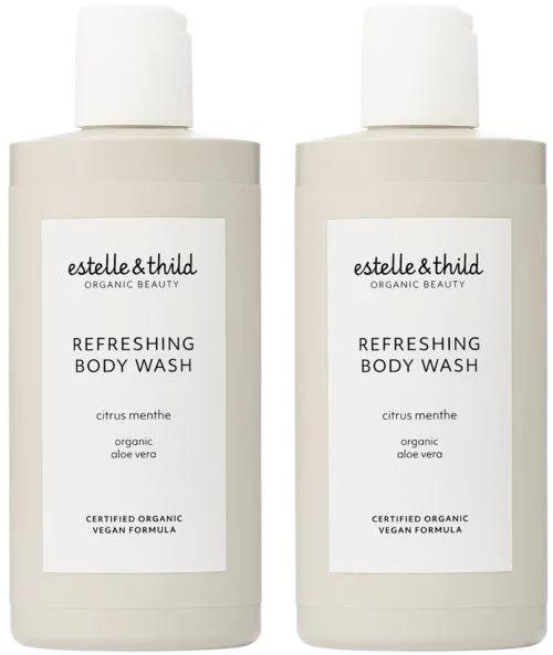 Estelle&Thild Organic Beauty Citrus Menthe Refreshing Body Wash 2 x 200 ml v:9725143