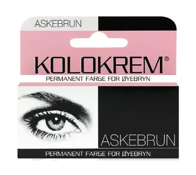 Kolokrem Øyenbrynsfarge Askebrun – Permanent farge til bryn v:7431252 Kolokrem Øyenbrynsfarge Askebrun – Permanent farge til bryn v:7431252