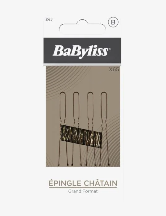 BaByliss Hair Pins U-shaped Brown 65 stk v:4220695 BaByliss Hair Pins U-shaped Brown 65 stk v:4220695